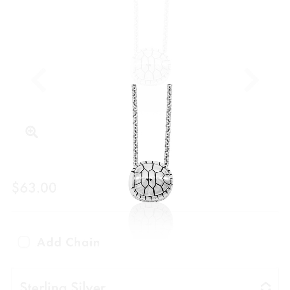 Mignon Faget Tortoise pendant and chain